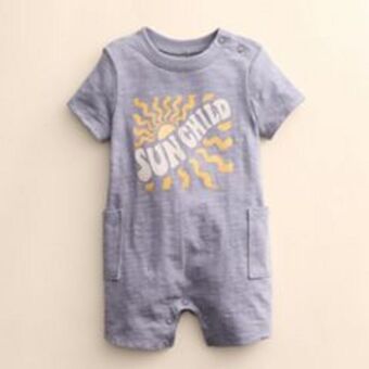 Kohl's Baby little co. by lauren conrad organic side-pocket romper offer
