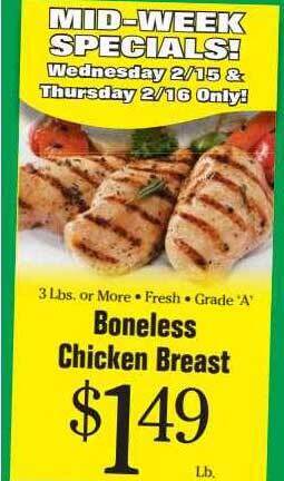 Boneless chicken breast