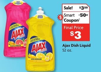 Family Dollar Ajax dish liquid offer