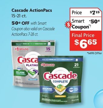 Family Dollar Cascade actionpacs offer