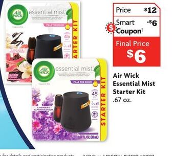 Family Dollar Air wick essential mist starter kit offer