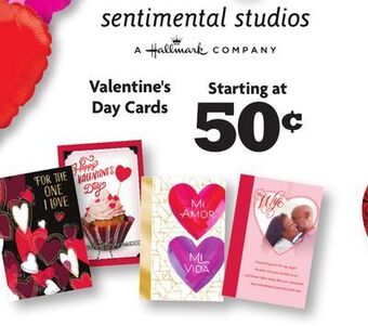 Family Dollar Valentine's day cards offer