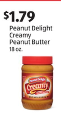 Aldi Peanut delight creamy peanut butter offer