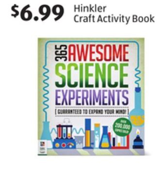 Aldi Hinkler craft activity book offer