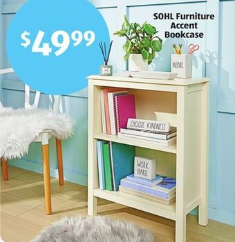 Aldi Sohl furniture accent bookcase offer