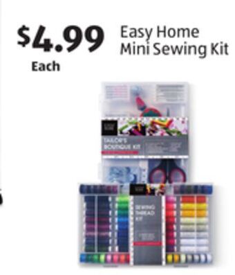 Aldi Easy home mini sewing kit offer