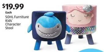 Aldi Sohl furniture kids' character stool offer
