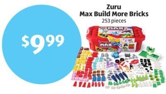 Aldi Zuru max build more bricks offer