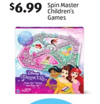 Aldi Spin master children's games offer