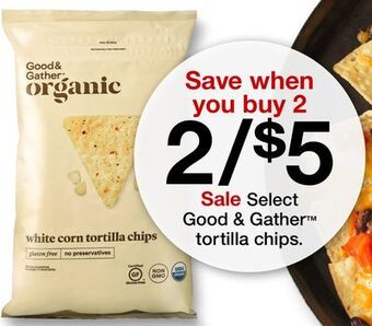 Target Select good & gather™ tortilla chips offer