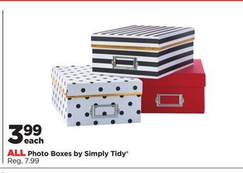 Michaels All photo boxes by simply tidy® offer