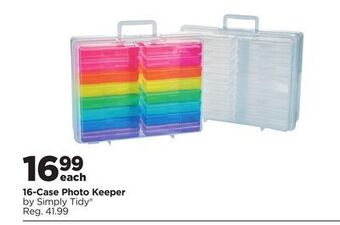 Michaels 16-case photo keeper by simply tidy® offer