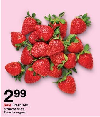 Target Fresh 1-lb. strawberries offer