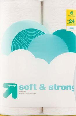 Target Up & up soft & strong 6-pk. mega roll bath tissue offer