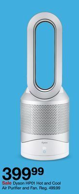 Target Dyson hp01 hot and cool air purifier and fan offer