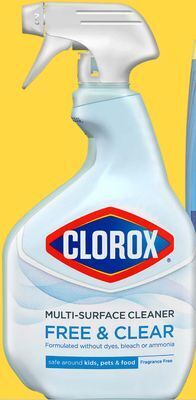 Target Clorox free & clear 32-oz. multi-surface cleaner spray offer