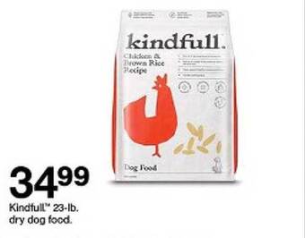 Target Kindfull dry dog food offer