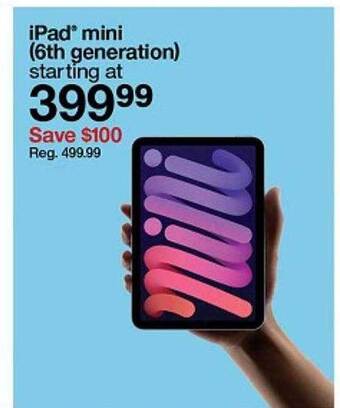 Target Ipad mini 6th generation offer