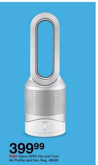 Target Dyson hp01 hot and cool air purifier and fan offer