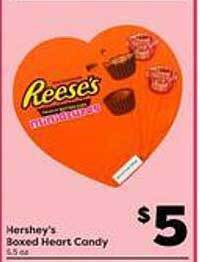 Weis Markets Hershey's boxed heart candy offer