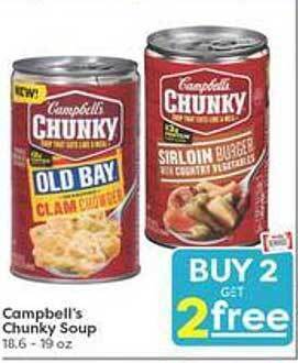 Weis Markets Campbell's chunky soup offer