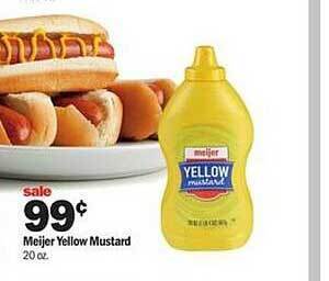 Meijer Meijer yellow mustard offer