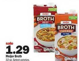 Meijer Meijer broth offer