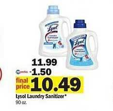 Meijer Lysol laundry sanitizer offer