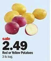 Meijer Red or yellow potatoes offer