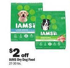 Meijer Iams dry dog food offer