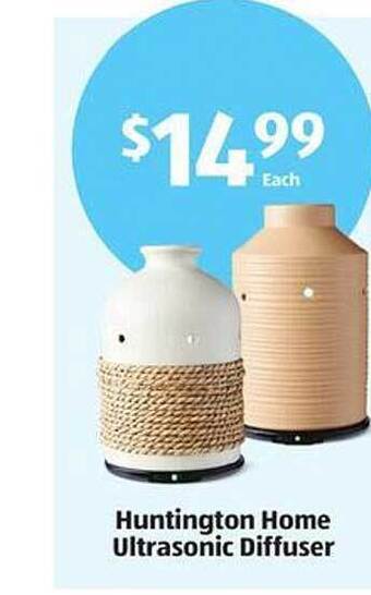 Aldi Huntington home ultrasonic diffuser offer