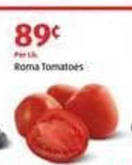 Aldi Roma tomatoes offer