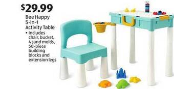 Aldi Bee happy 5-in-1 activity table offer