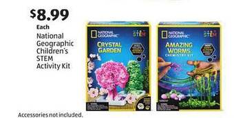 Aldi National geographic children's stem activity kit offer