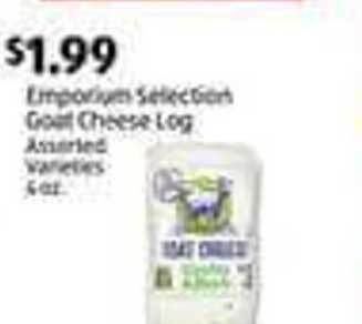 Aldi Emporium selection goat cheese log offer