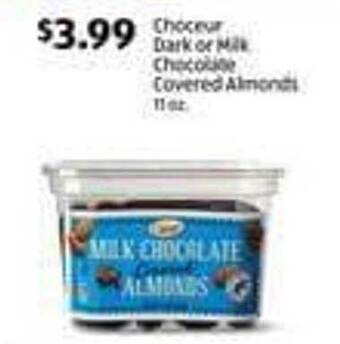 Aldi Choceur dark or milk chocolate covered almonds offer