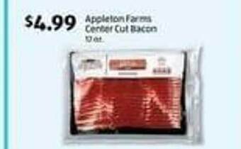 Aldi Appleton farms center cut bacon offer