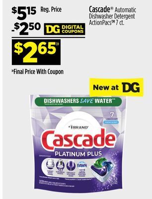 Dollar General Cascade® offer