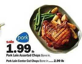 Meijer Pork loin assorted chops offer