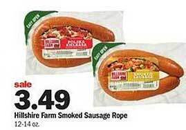 Meijer Hillshire farm smoked sausage rope offer