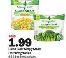 Meijer Green giant simply steam frozen vegetables offer