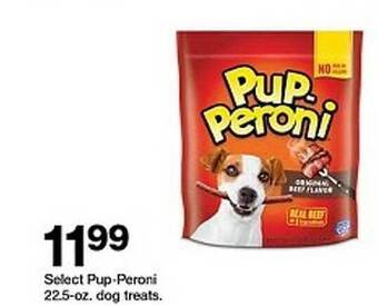 Target Pup-peroni 22.5-oz dog treats offer
