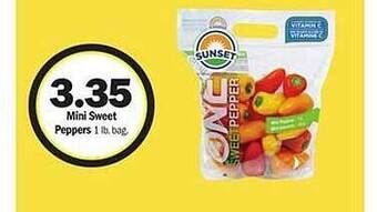 Meijer Mini sweet peppers offer