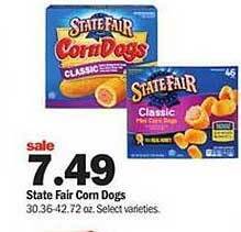 Meijer State fair corn dogs offer
