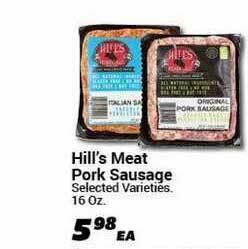 Cost Cutter Hill's Meat Pork Sausage offer