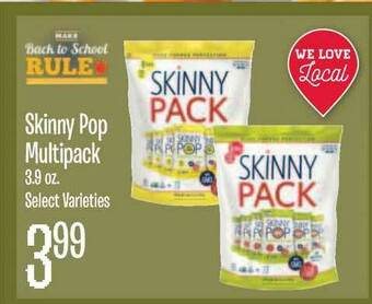 Jewel-Osco Skinny Pop Multipack offer
