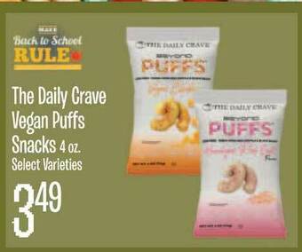 Jewel-Osco The Daily Crave Vegan Puffs Snacks offer