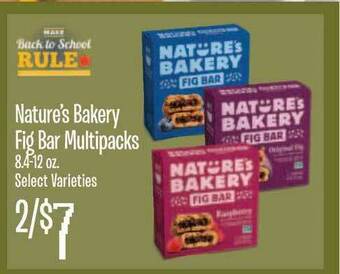 Jewel-Osco Nature's Bakery Fig Bar Multipacks offer