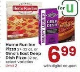 Albertsons Home Run Inn Pizza 27-32 oz offer