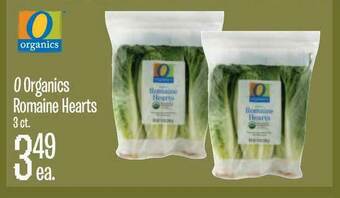 Jewel-Osco O Organics Romaine Hearts offer